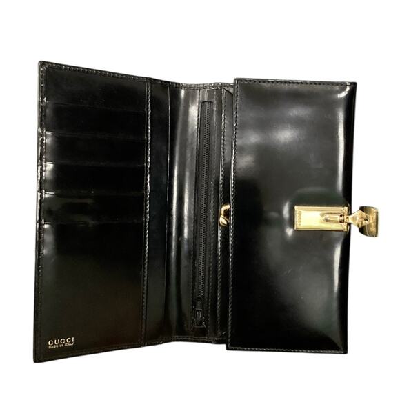VTG Gucci Women’s Signature Leather Bifold Long Wallet - Picture 5 of 5
